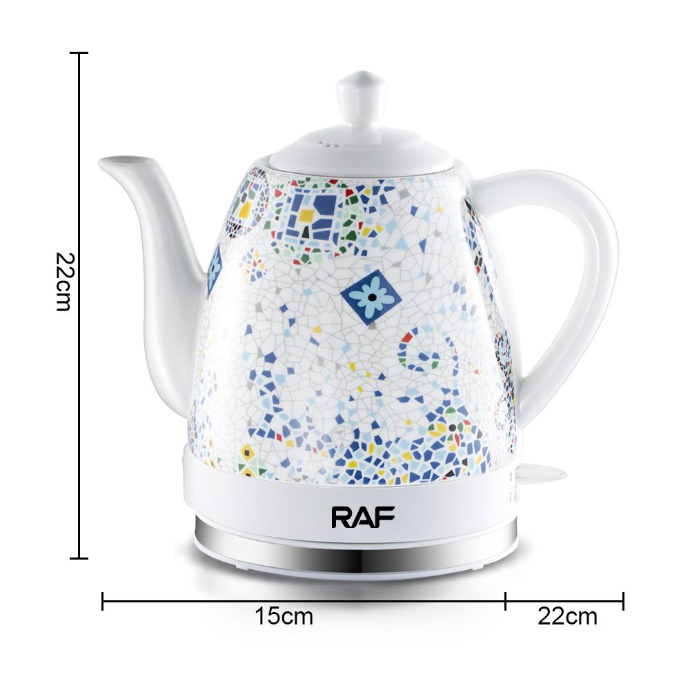 RAF European standard cross-border electric kettle, household health care kettle, multi-functional flower tea decoction, split type boiling water kettle, 1.4L Specification image