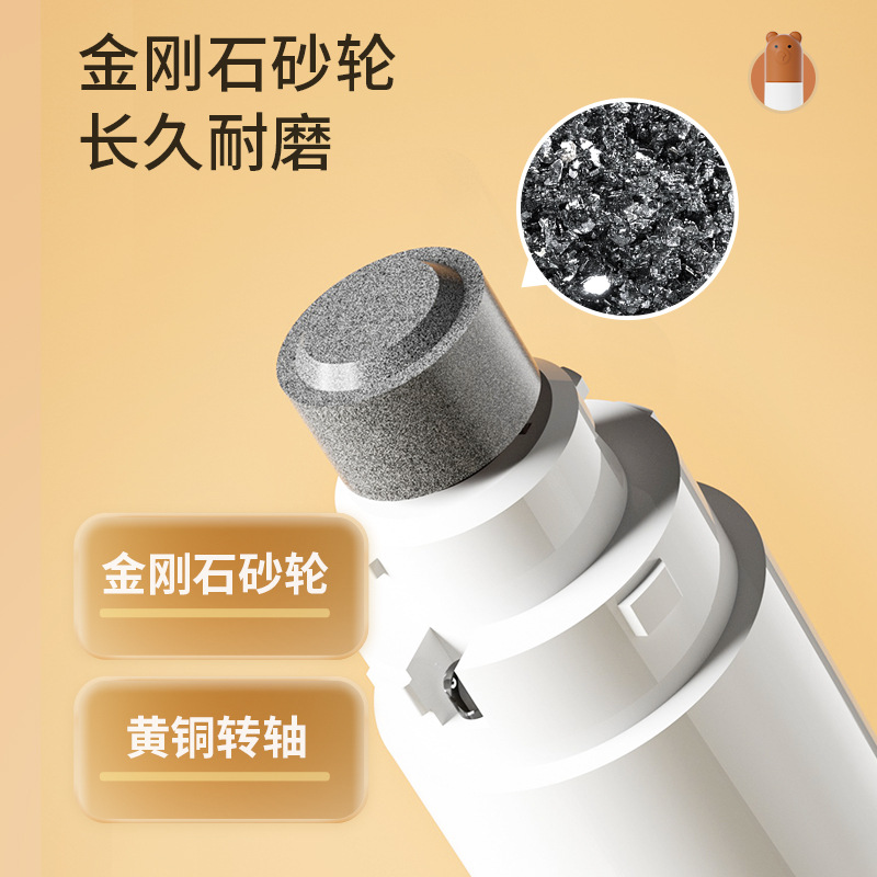 New Portable Electric Nail Sharpener With Lamp Sand Ring Dog Nail Clippers Large And Small Dog Nail Clippers Pet Supplies details Picture