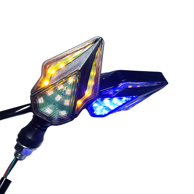 Motorcycle electric car accessories LED water turn signal Turn light Off-road vehicle horizon street running lights Item Picture