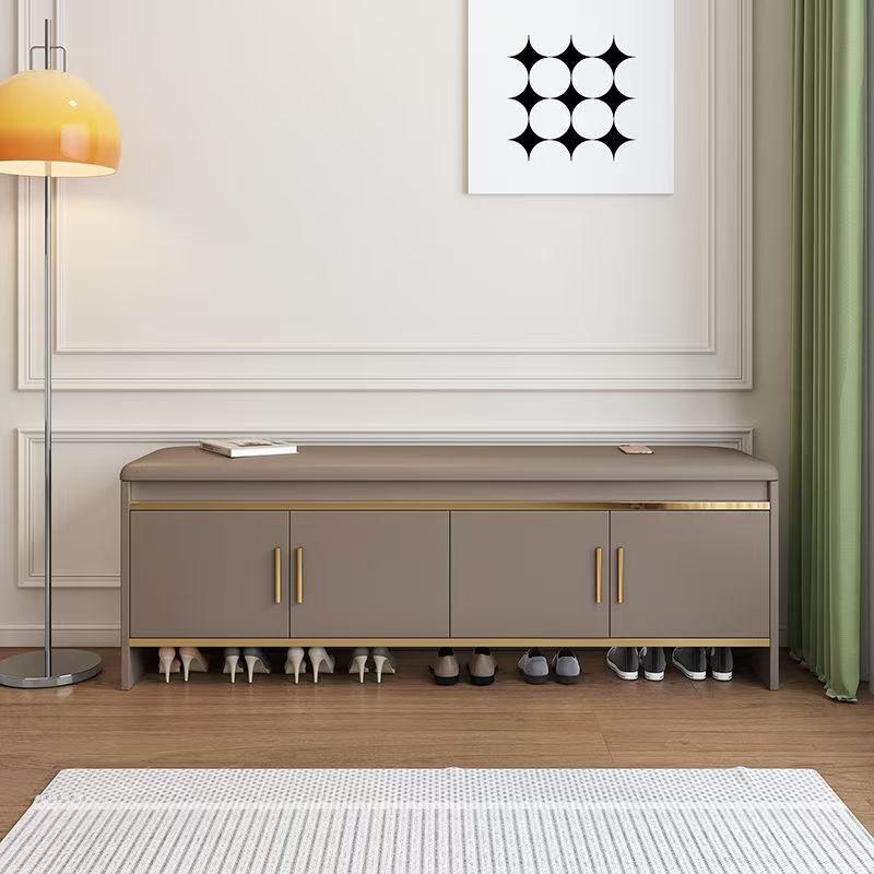 鞋柜换鞋凳多功能轻奢进门防尘阳台家用大容量收纳网红门店休息凳