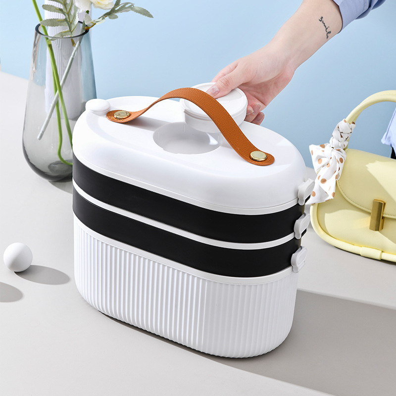 D47-503 Rotating medicine box Large-capacity medicine storage box for family container Separate first aid kit Emergency medicine box Item Picture