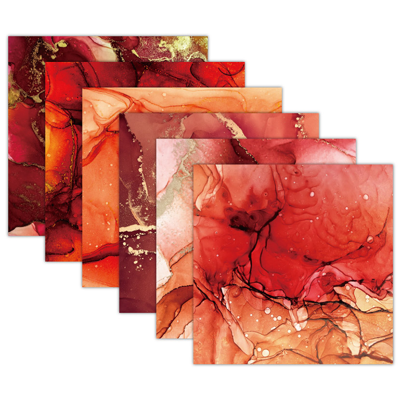 6-inch DIY handmade scrapbook planner material pattern paper background paper 12 sheets AC230309 Application Scenario