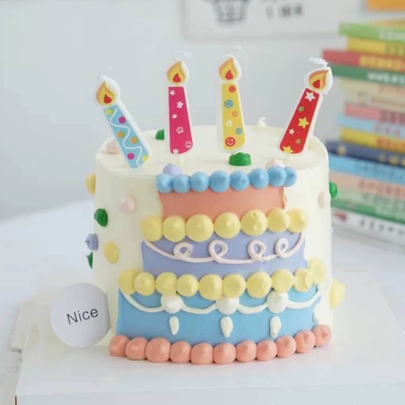 可爱多色节日蜡烛蛋糕装饰插件生日蜡烛甜品台烘焙装扮生日蜡烛蜡烛香薰蜡烛生日蜡烛家用蜡烛蛋糕蜡烛蜡烛香薰小蜡烛蛋糕火焰蜡烛详情2