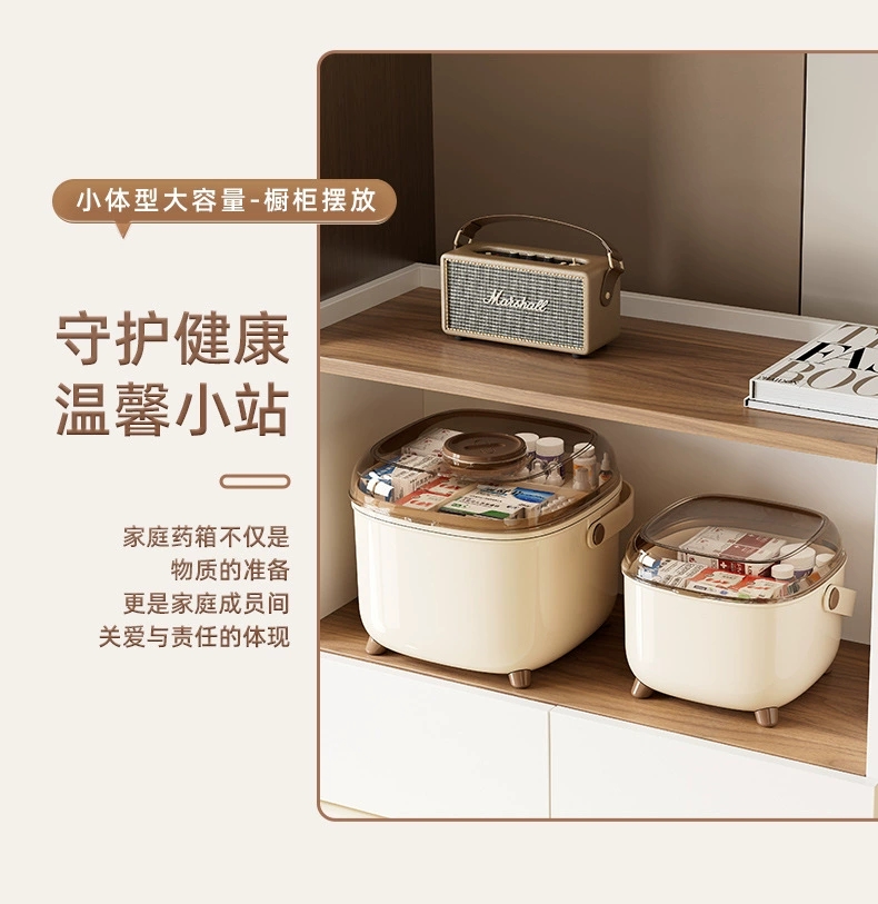 D47-512 Large family small medicine box Storage box Home portable first aid kit Mini medicine box undefined