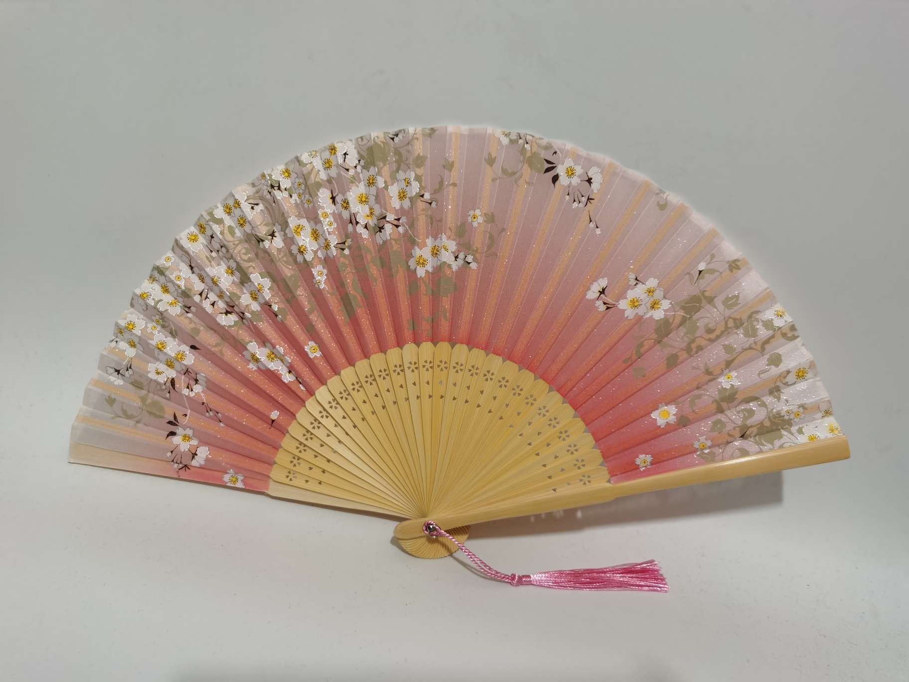 漆扇 扇子女式夏季中国风团扇 竹质工艺品 精致礼品工艺品 风雅古韵手工制作详情图5