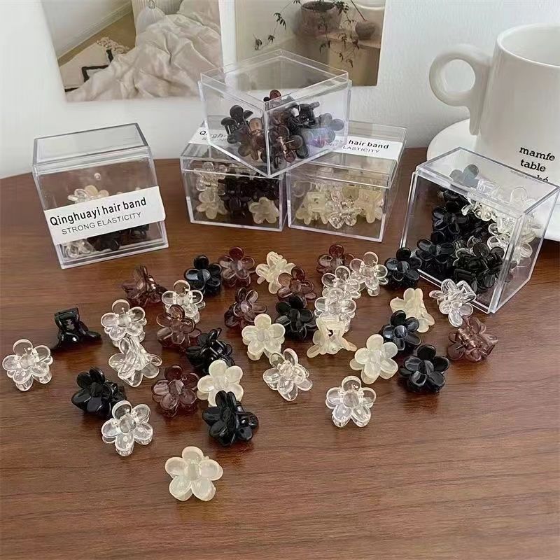 Summer flower small grab clip, bangs clip, broken hair clip, women's side clip, forehead clip, braid wonder, princess headwear, hair clip detail image 7