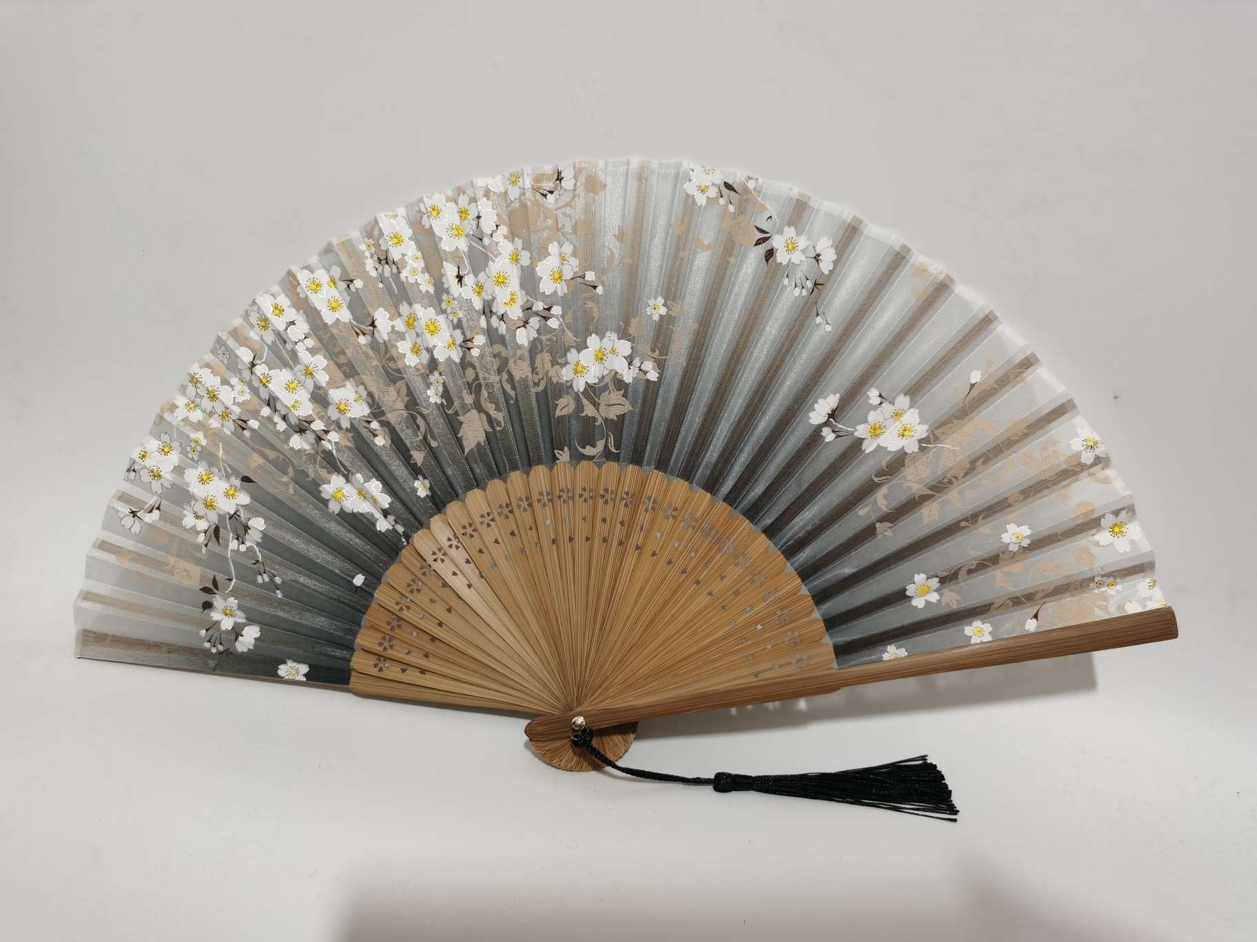 漆扇 扇子女式夏季中国风团扇 竹质工艺品 精致礼品工艺品 风雅古韵手工制作详情图7