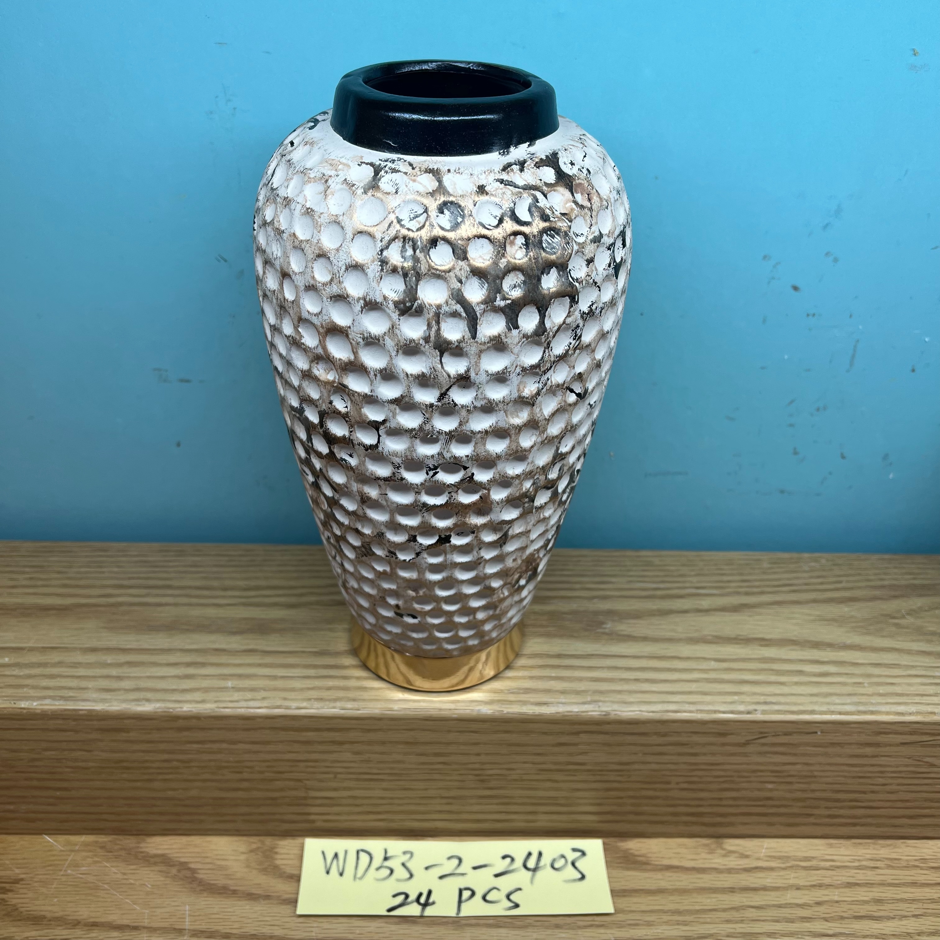 博凯工艺陶瓷花瓶WD53-2-2403陶瓷花瓶工艺品花瓶