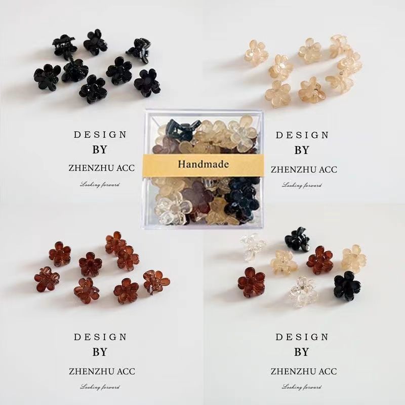 Summer flower small grab clip, bangs clip, broken hair clip, women's side clip, forehead clip, braid wonder, princess headwear, hair clip detail image 6