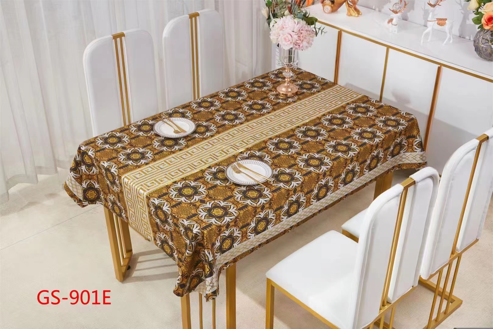 餐桌布艺/台布/桌布实物图