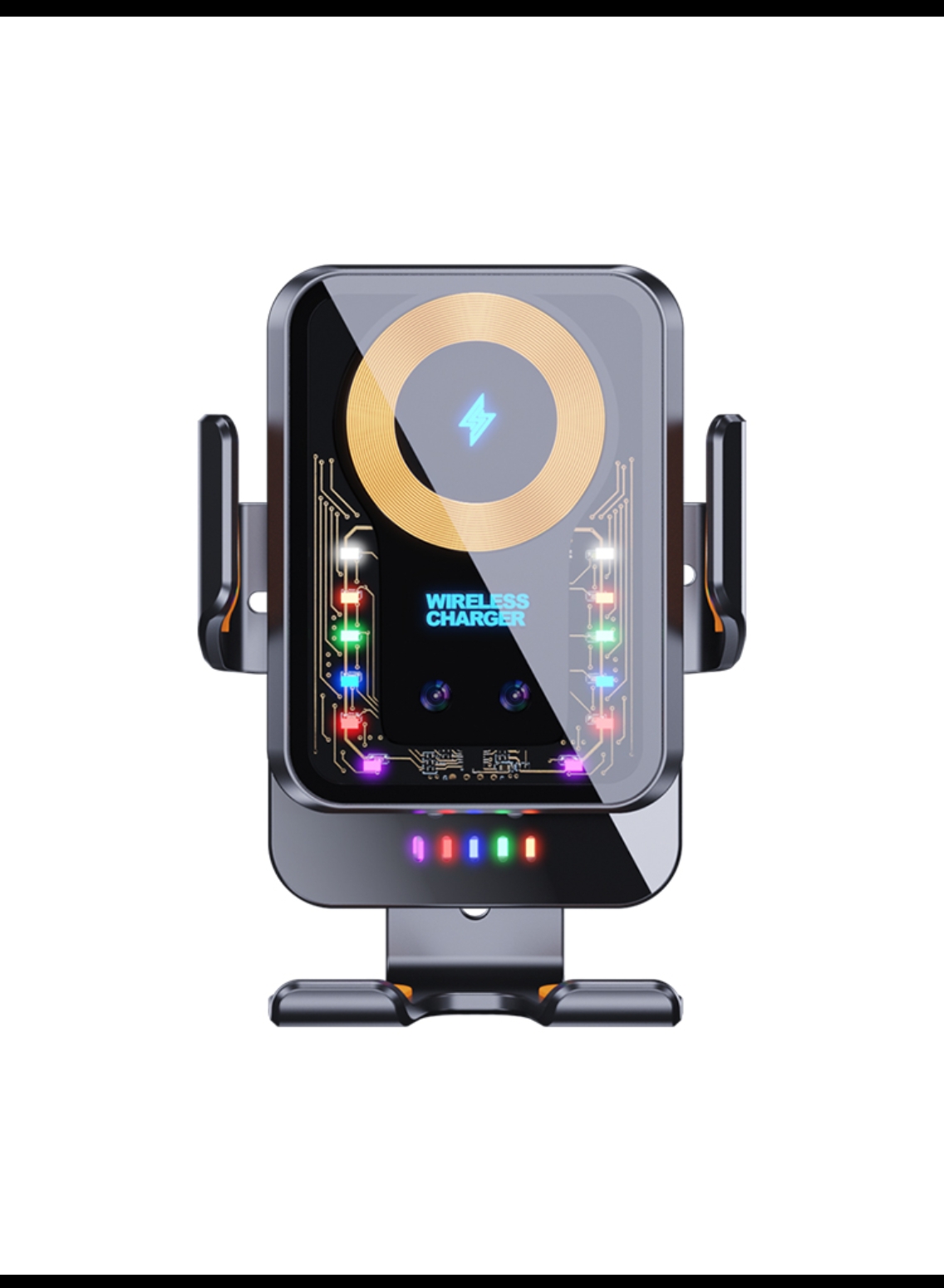 Car wireless charging phone stand 15W fast charging intelligent sensing car air outlet navigation phone stand