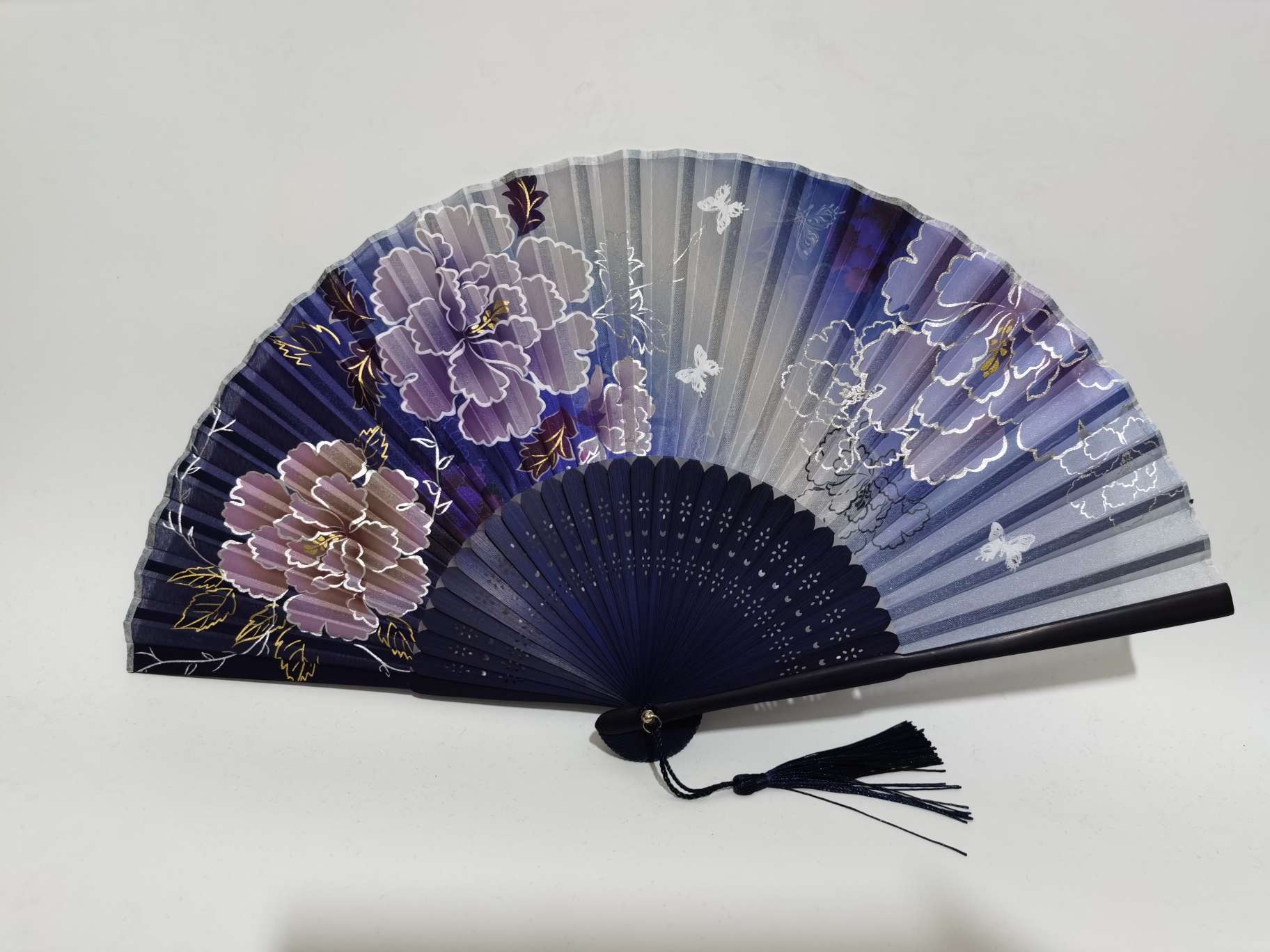 漆扇 扇子女式夏季中国风团扇 竹质工艺品 精致礼品工艺品 风雅古韵手工制作详情图6