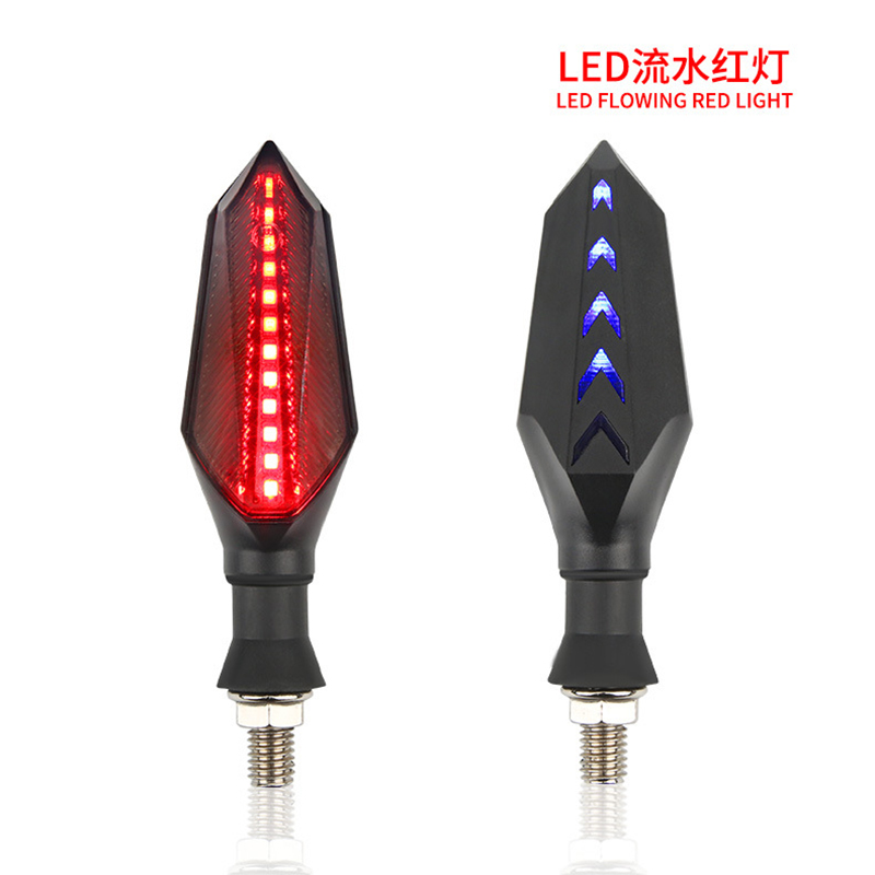 Cross-border hot motorcycle 12V general turn signal light double-sided water turning light indicator light turn light Item Picture