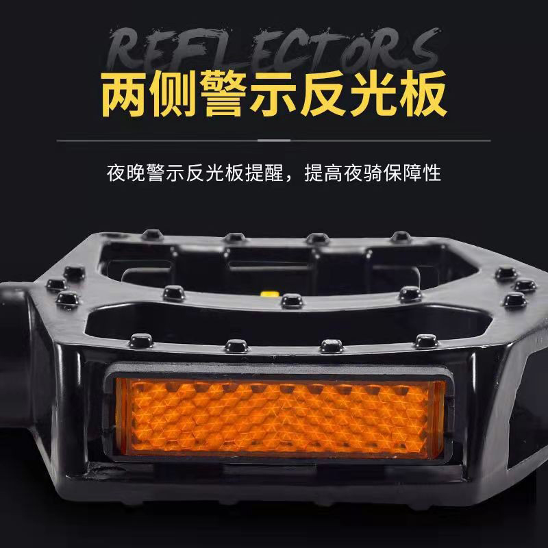 HX-184 aluminum alloy bicycle pedals, mountain bikes with nails, anti-slip bicycle pedals and pedals pic 10
