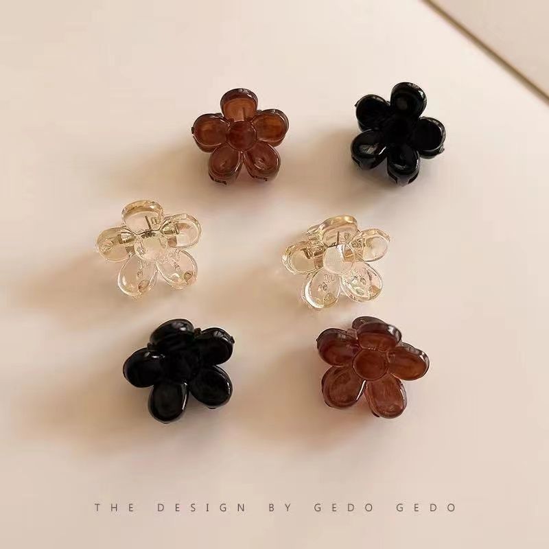 Summer flower small grab clip, bangs clip, broken hair clip, women's side clip, forehead clip, braid wonder, princess headwear, hair clip Specification image