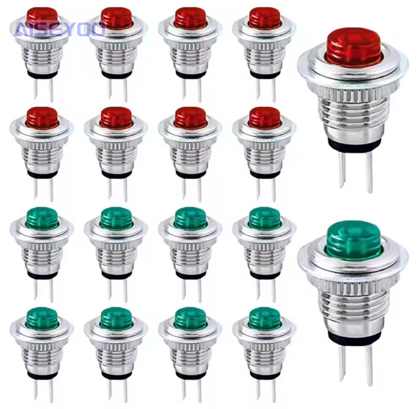 按钮开关/家用电器/led轻触开关白底实物图