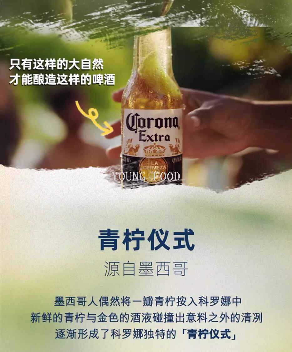 批发包邮！布拉姆手办零食酒精饮料墨西哥风味科罗娜啤酒330ml详情5