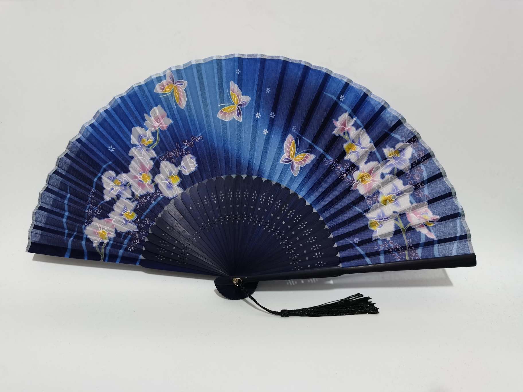 漆扇 扇子女式夏季中国风团扇 竹质工艺品 精致礼品工艺品 风雅古韵手工制作详情图2