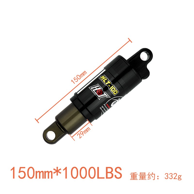 HLT-100 bicycle oil spring shock absorber, scooter, mountain bike, single electric vehicle rear shock absorber accessories Specification image