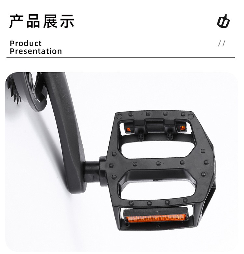 HX-184 aluminum alloy bicycle pedals, mountain bikes with nails, anti-slip bicycle pedals and pedals pic 12