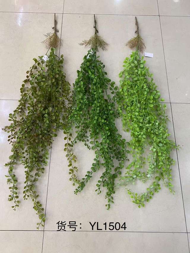 仿真绿植藤条藤蔓贝壳草挂藤吊顶家居墙面装饰植物