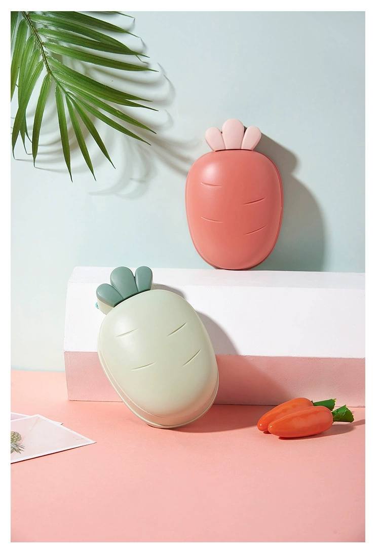 F19-03 Radish soap box Drain soap box Radish household Nordic creative plastic toilet with soap holder cover undefined