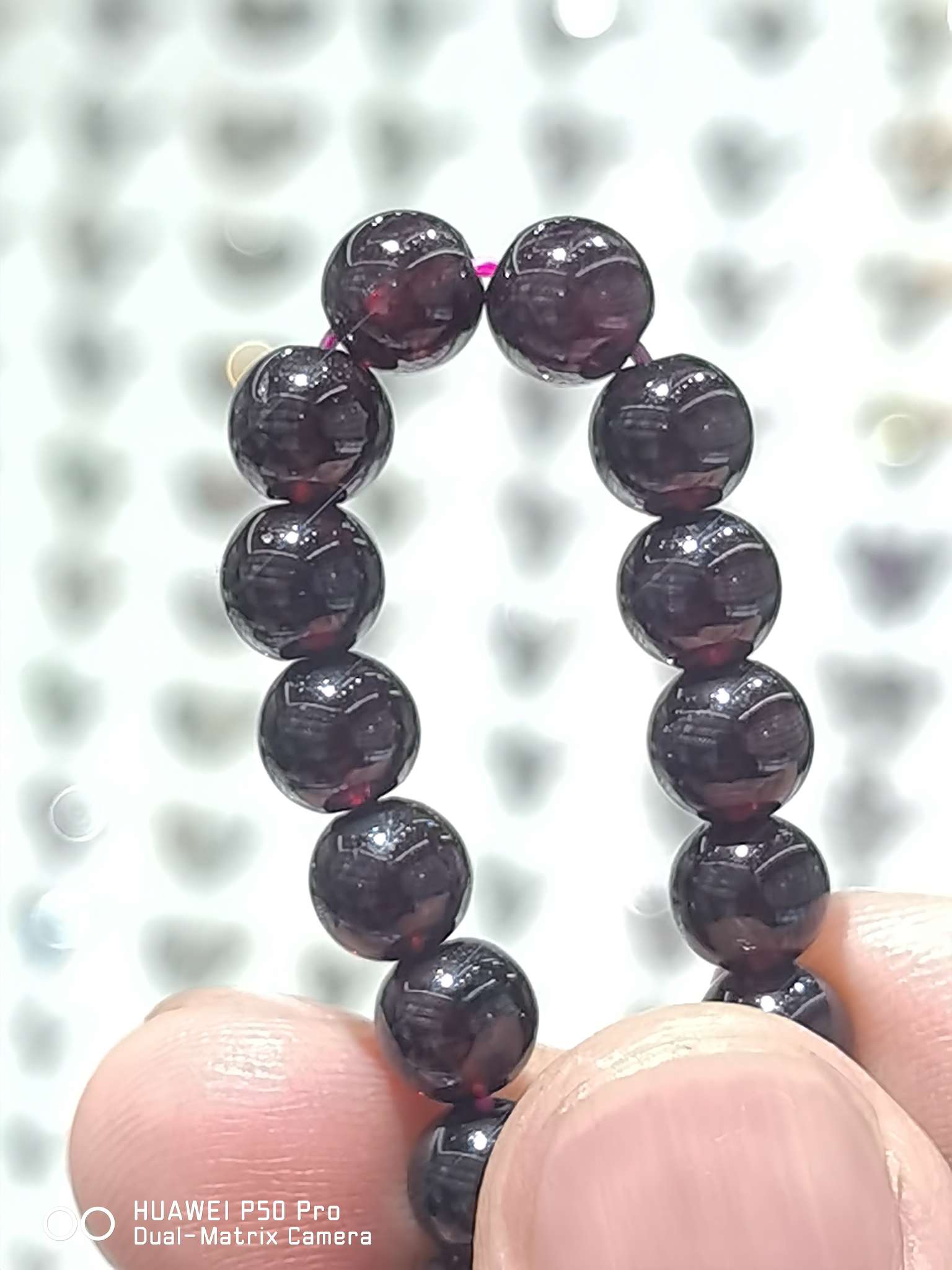 Natural crystal jadeite jewelry, natural south red jadeite rare jewelry, exquisite and elegant garnet chalcedony pendant jewelry Specification image