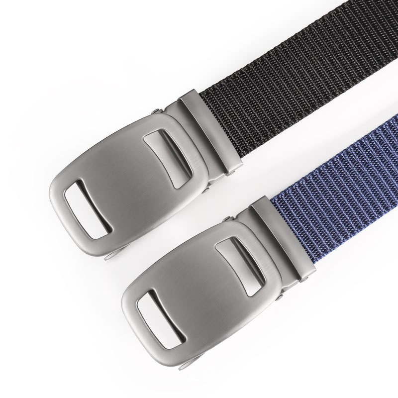 Men's belt, fabric belt, toothless youth versatile belt, outdoor tactical imitation nylon belt, student military training Specification drawing