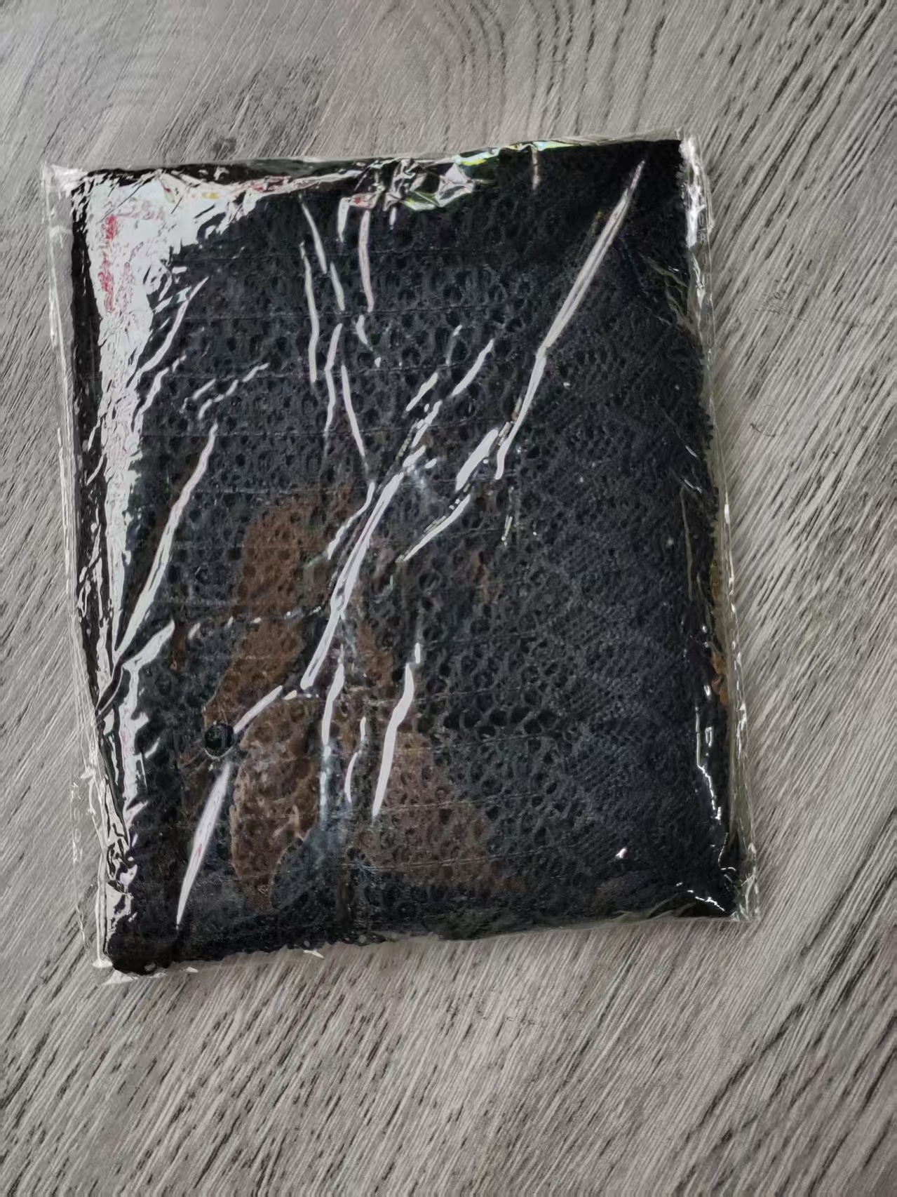 蕾丝打底裤长黑色