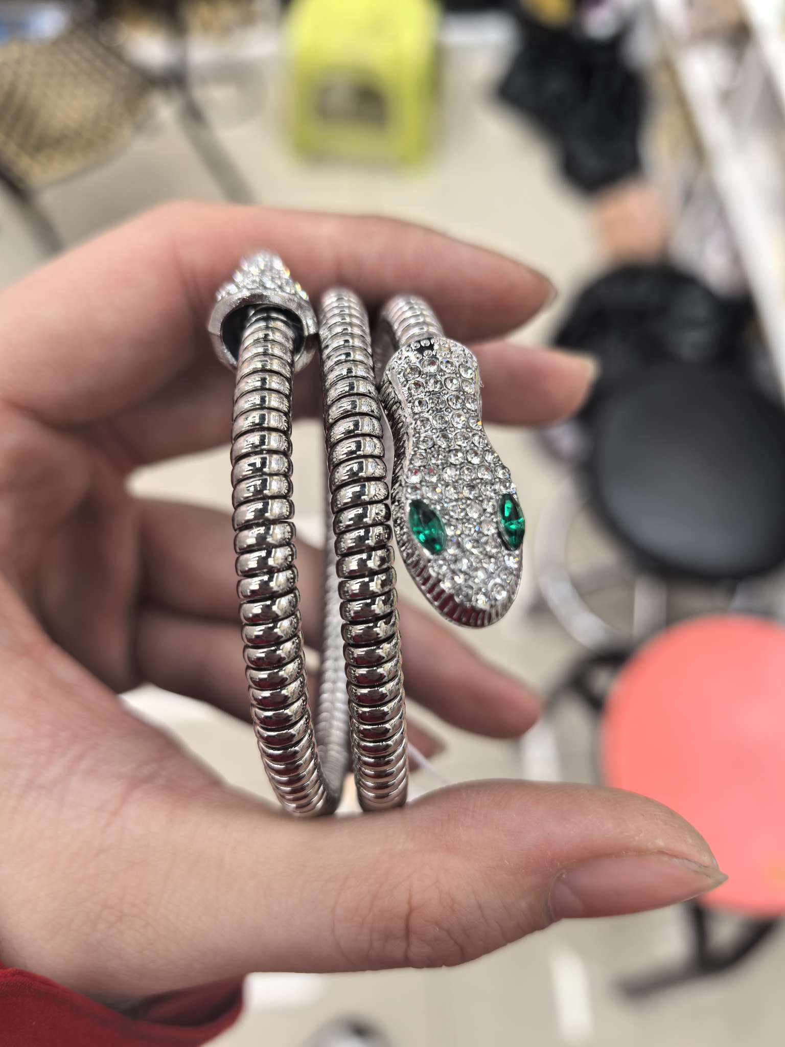 欧美个性蛇形手镯女 时尚感首饰 跨装缠绕蛇形项圈 手链饰品细节图