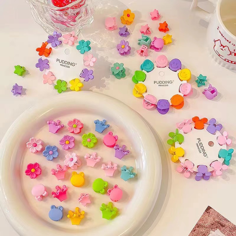 新款糖果色迷你抓夹卡通儿童可爱小夹子公主头刘海碎发夹百搭发饰 儿童详情图2