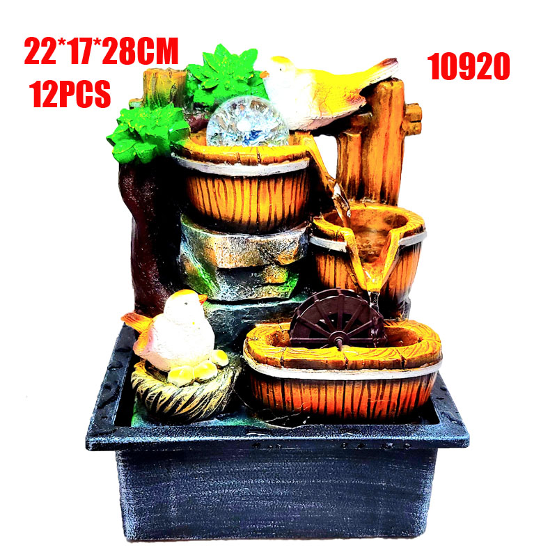 10920花园装饰喷泉水景 优雅流水造型 室外园林装饰品 自然景观增添魅力花园用流水造型