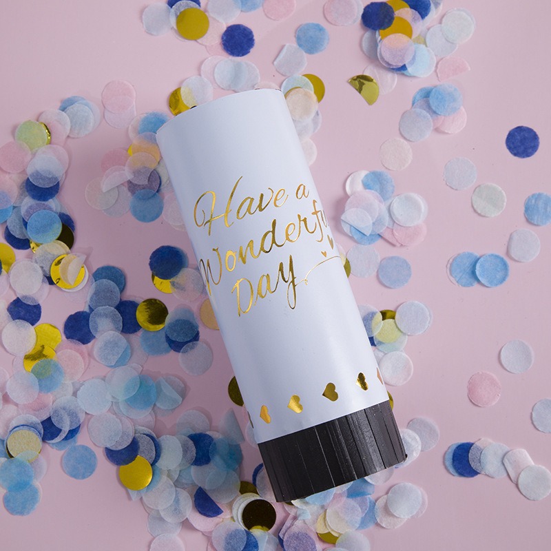 Wedding firecrackers, wedding spray flower tubes, small firework shells, hand-twisted firework cannons, wedding gift tubes, flower petal rain, wedding supplies detail image 4