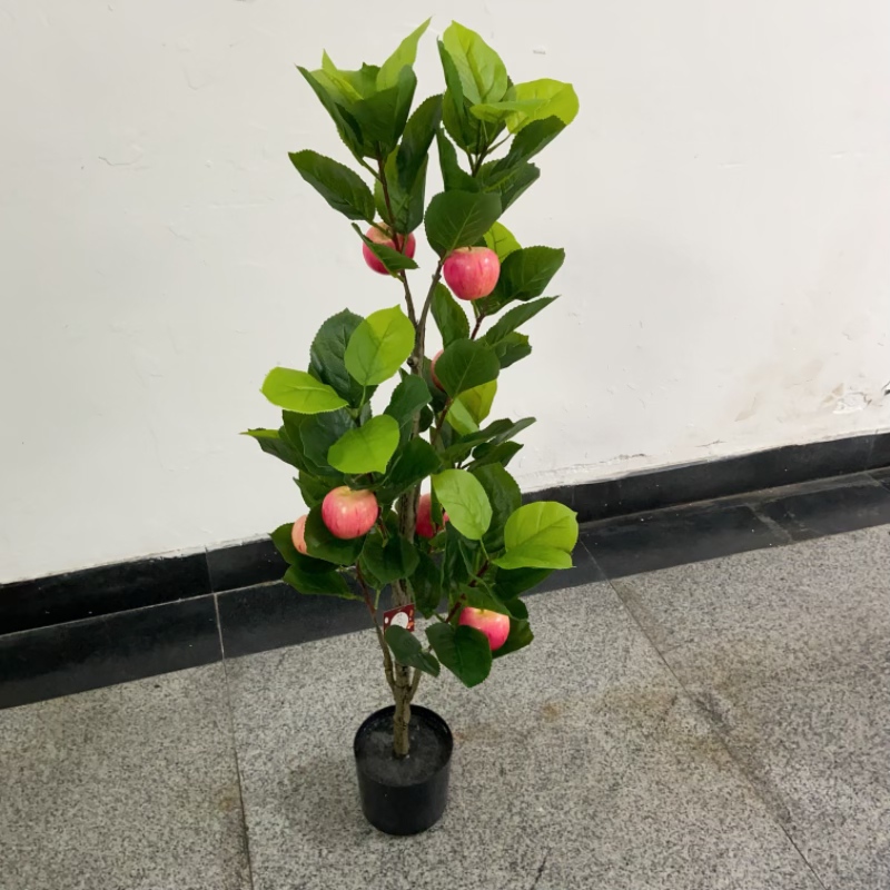 工厂店仿真植物仿真水果苹果树小树人造水果树家居装饰造景摆件