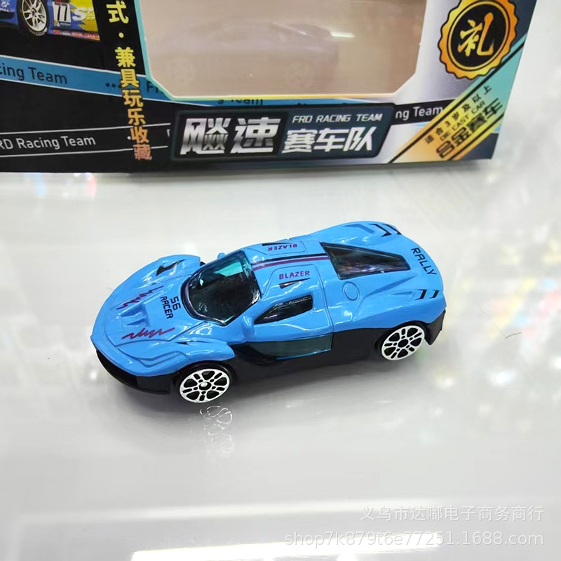 新款儿童合金汽车模型男孩子小汽车仿真玩具车合金车赛车礼物详情图5