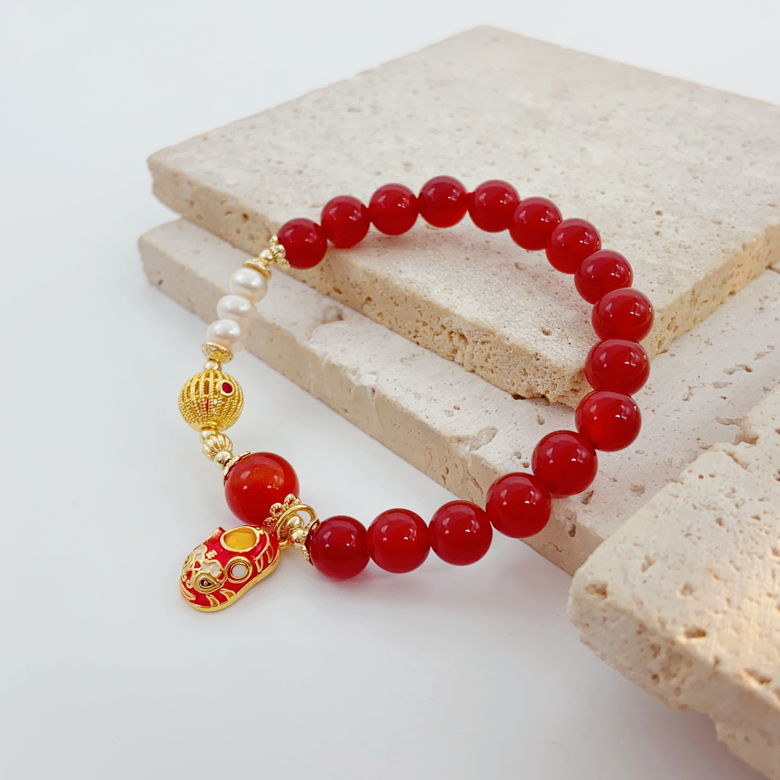 Fudora Shijia Baroque Bracelet, Fashionable Natural Pearl Bracelet, Women's hand-wound Pearl Bracelet, Light Luxury bracelet wholesale SL06248 details Picture