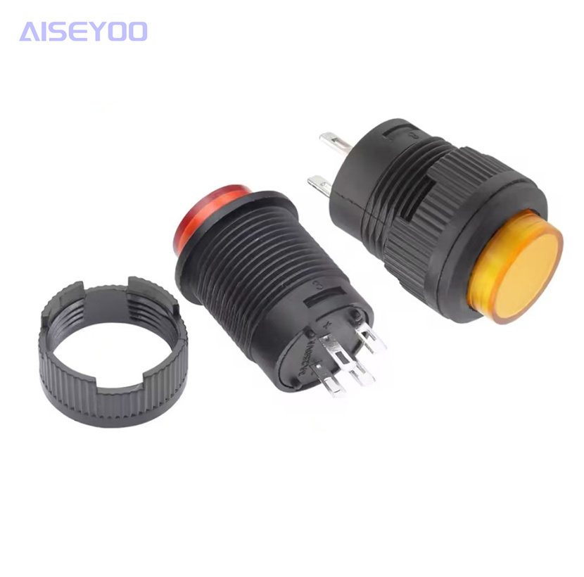R16-503 no light/With light self-locking/self-resetting circular power button switch 2/4 pin 16MM Application Scenario