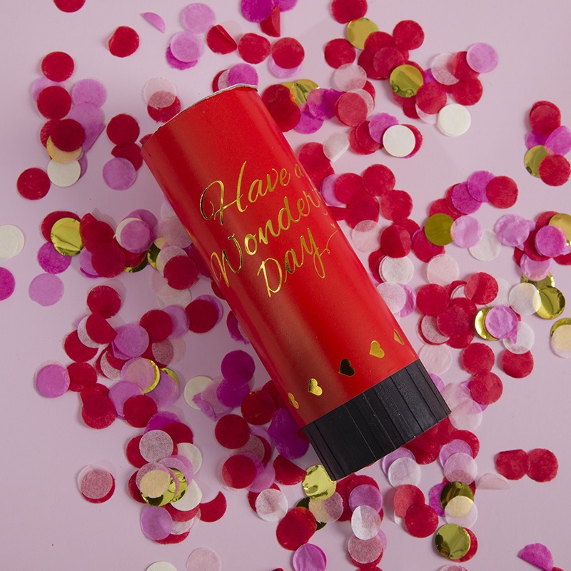 Wedding firecrackers, wedding spray flower tubes, small firework shells, hand-twisted firework cannons, wedding gift tubes, flower petal rain, wedding supplies detail image 3