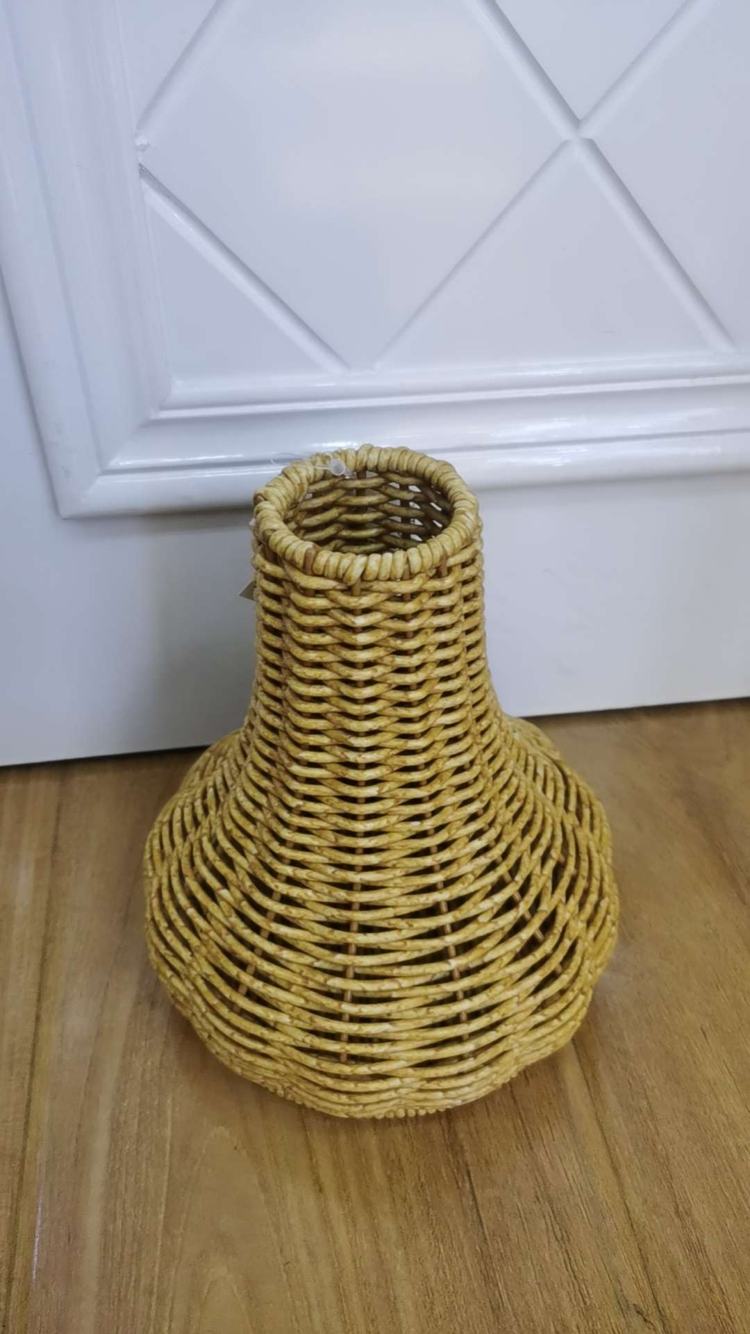 防藤编收花篮 工艺品 蕾丝收纳装饰花桶 花篮 仿真花假花礼品 藤编花篮 艺术摆件家居装饰