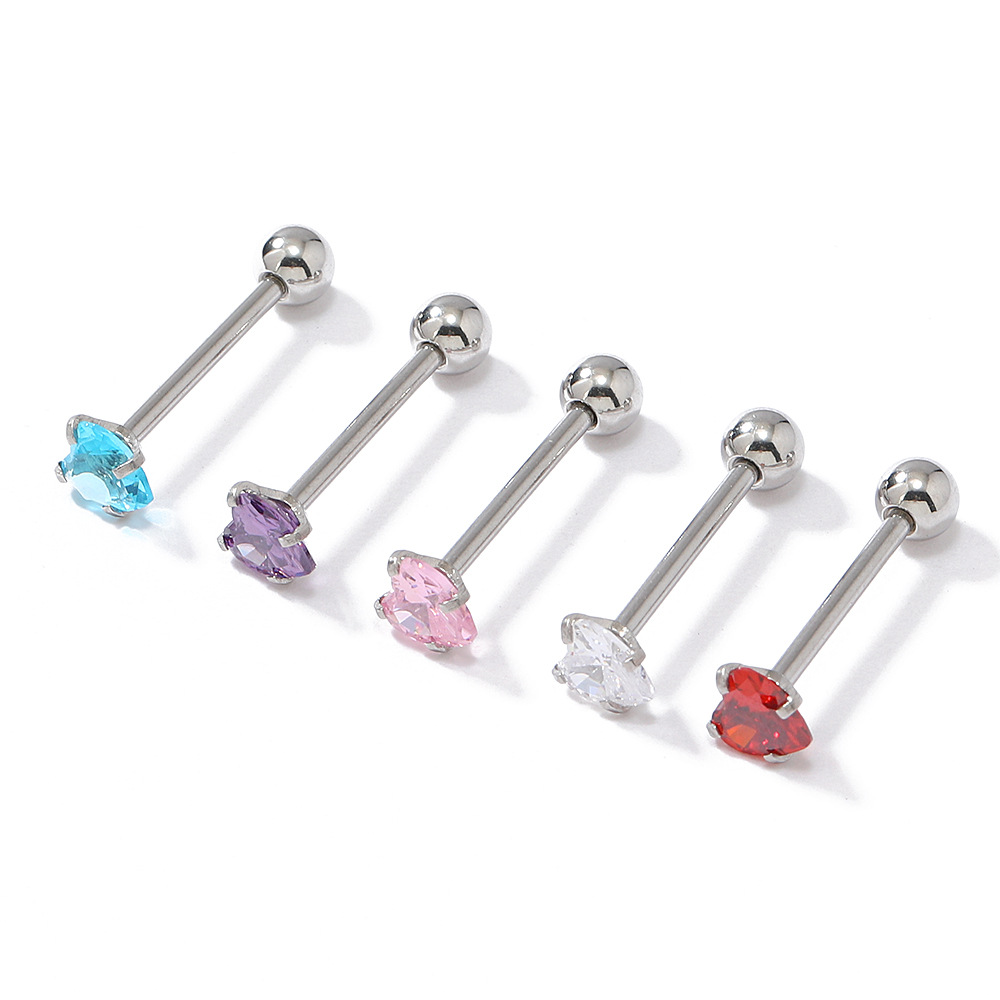 穿刺舌饰实物图