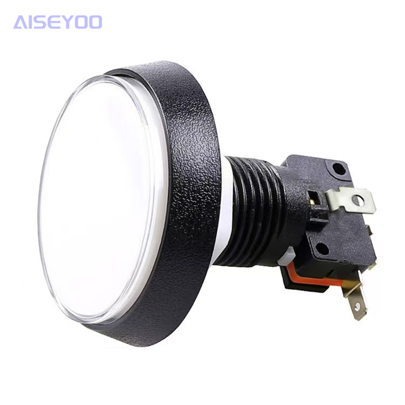 60mm large round flat button with light, self-resetting button, button switch for the parent-child machine, large flat button for the parent-child machine pic 9