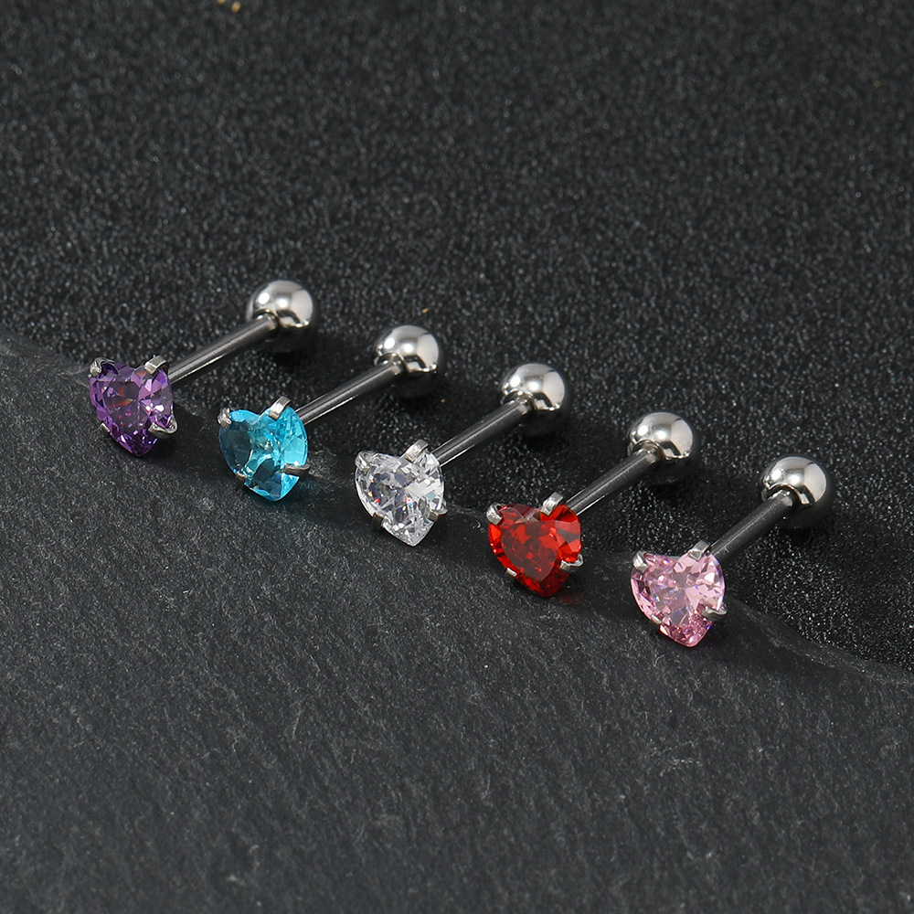 钛合金穿孔耳钉唇钉/钛合金配件细节图