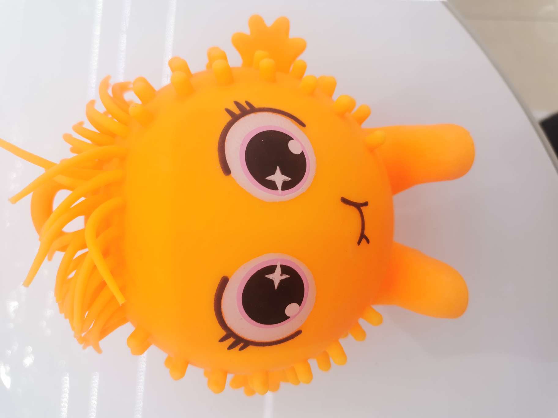 儿童玩具毛毛表情系列细节图