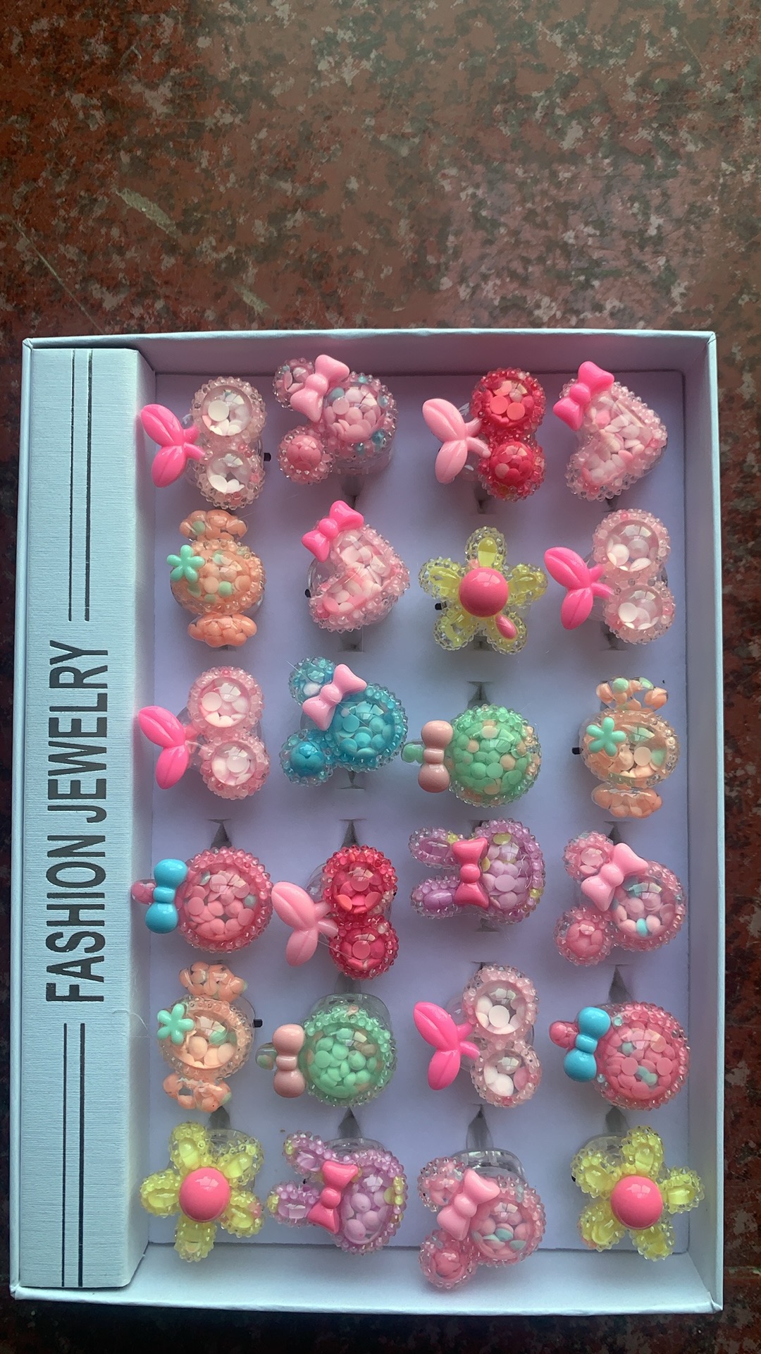 电子玩具发光节日戒指