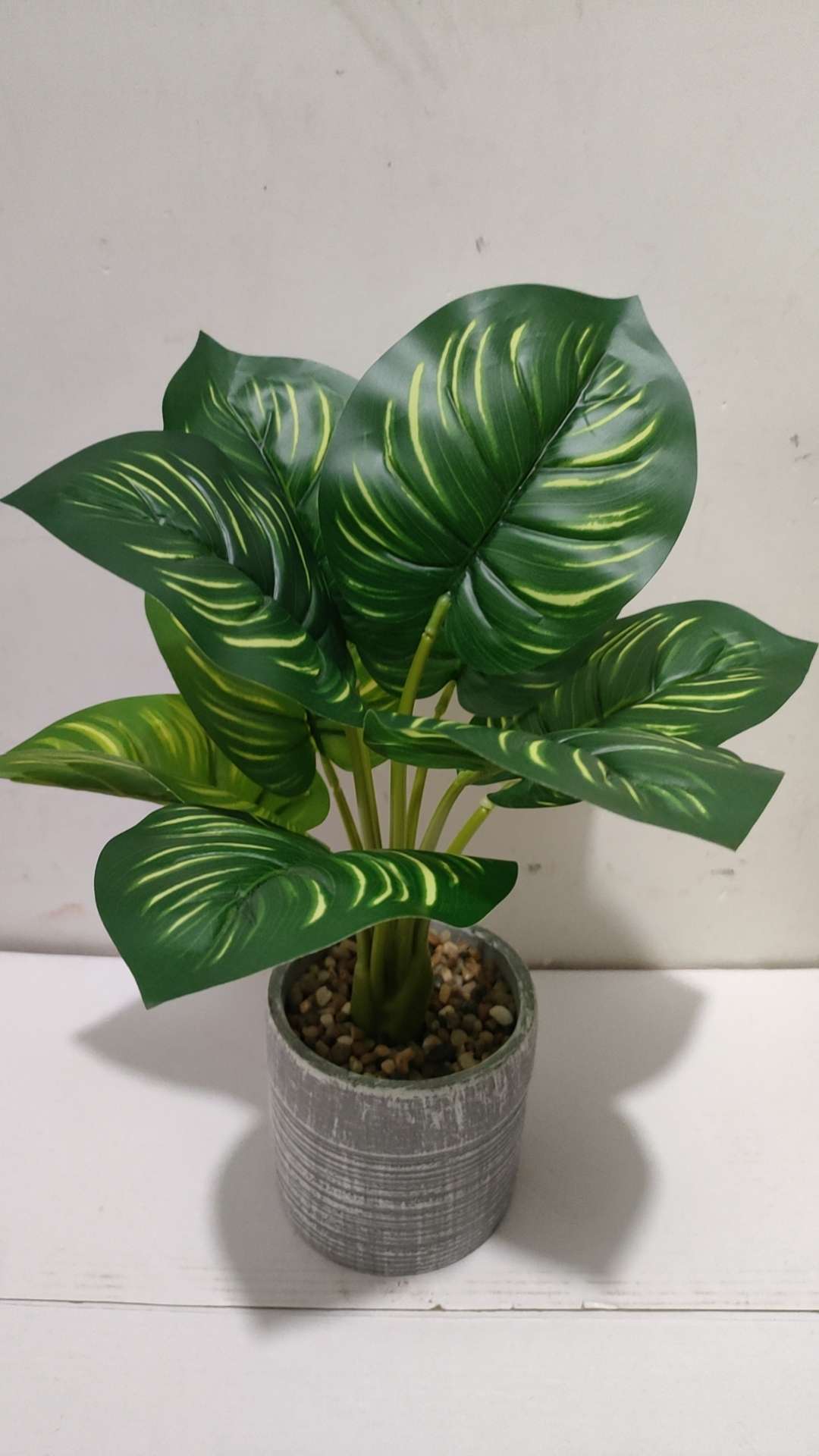 12头仿真叶盆景