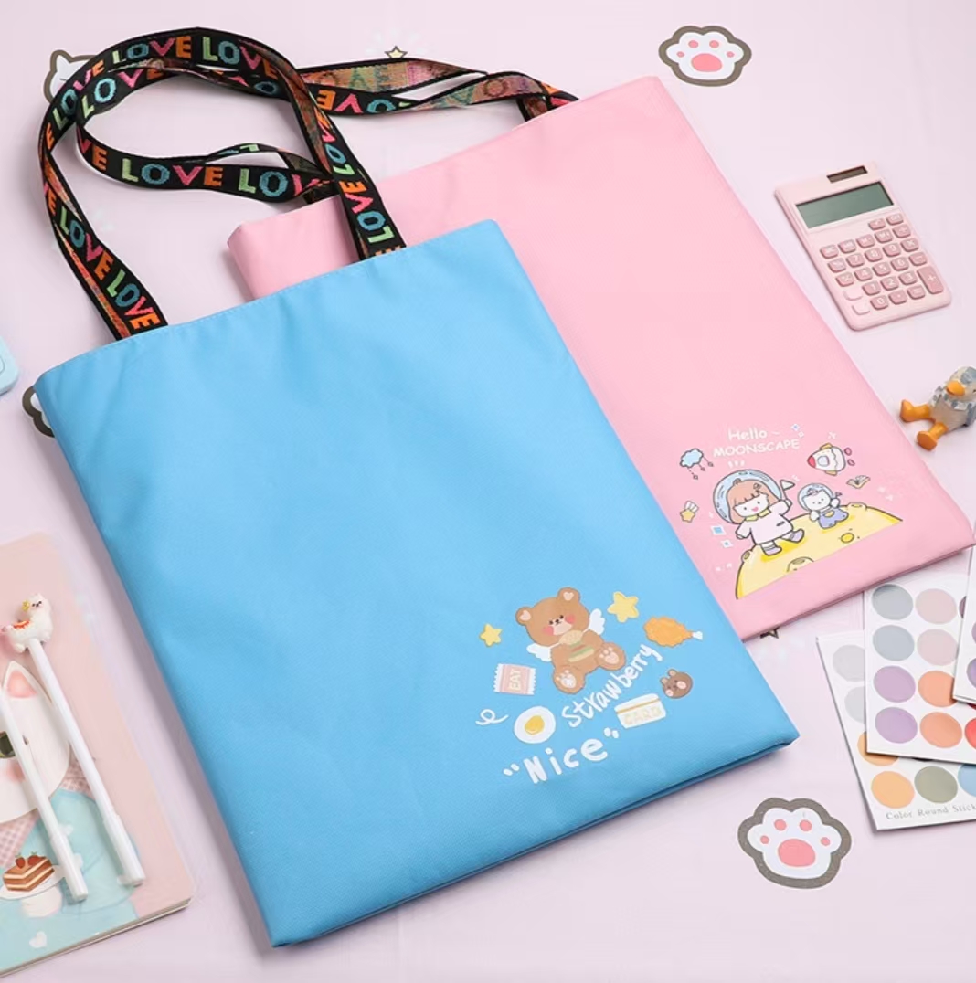 A01 Premium Oxford Cloth ribbon single-shoulder student tutorial bag, book bag, single-shoulder backpack, student bag Application Scenario