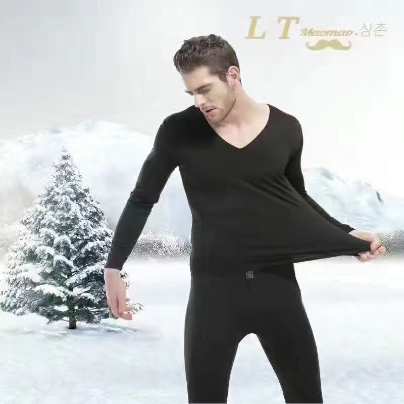 Underwear and thermal underwear winter set, vest style thermal underwear set, comfortable underwear set for men, winter soft cotton men's thermal underwear