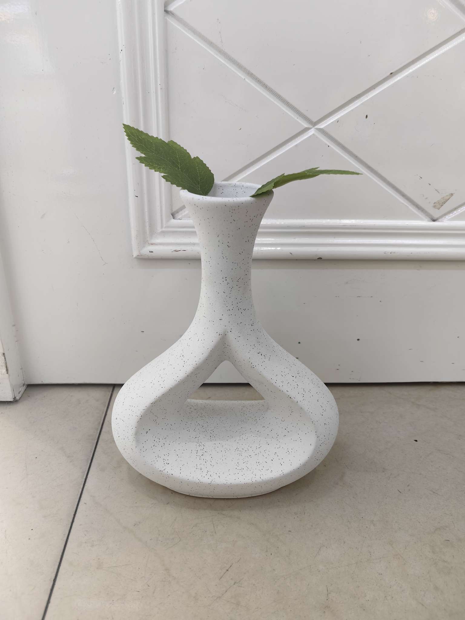 陶瓷花瓶工艺品 蜡烛摆件 装饰花瓶 钻条绳装饰 入油摆件 礼品工艺摆件 精致家居装饰品