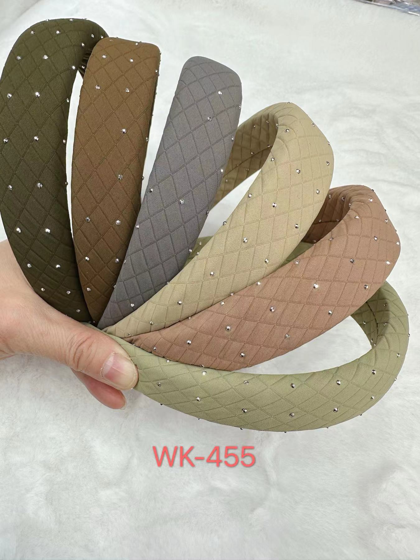 百搭发箍头饰复古洗脸压发卡格纹秋冬高颅顶头箍女外出发捆高级感