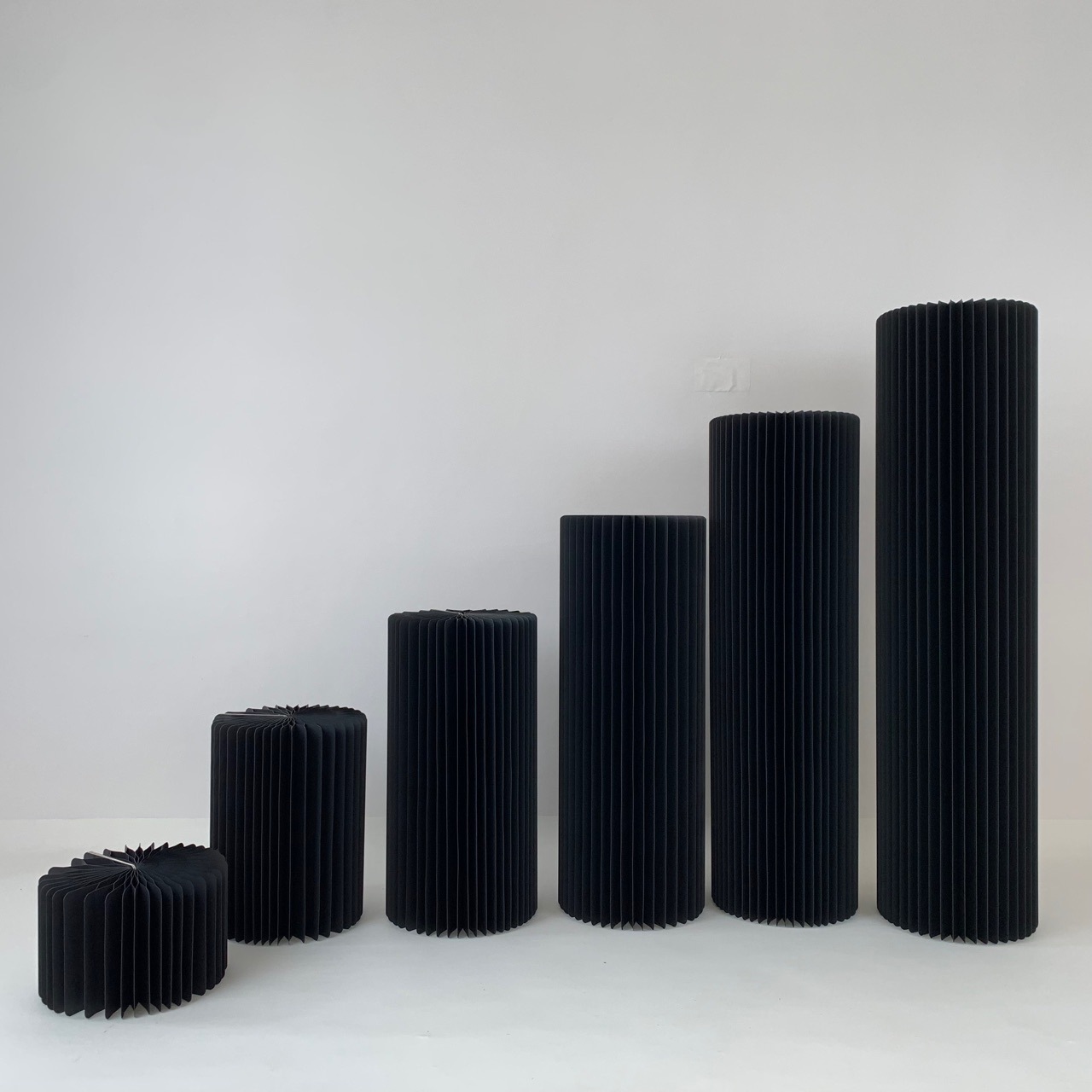 30实心圆柱黑色20-40-60-80-100-120婚礼派对用品场景装饰陈列摆放家居装饰摆件摆台甜品台